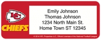 Kansas City Chiefs NFL Return Address Label Accessories