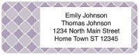 Quatrefoil Return Address Label Accessories