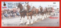 Budweiser Clydesdales Personal Checks