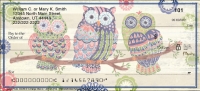 Groovy Owls Personal Checks