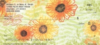 Sunflower Spunk Personal Checks