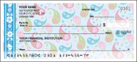 Pretty Posies Side Tear Personal Checks - 1 box - Singles