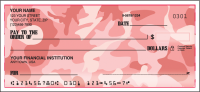 Girly Camo Personal Checks - 1 box - Singles