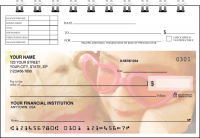 Top Stub Photo Personal Checks - Singles