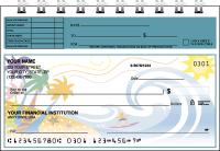 Tropical Moods Top Stub Personal Checks - Singles