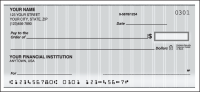 Pinstripe Personal Checks - 1 box - Singles