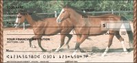 Horses Personal Checks - 1 box - Singles