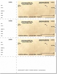 Suede 3 on Personal Laser Checks - 1 Box