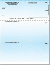 Classic Blue Laser Checks Check on Top - 1 Box