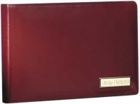 Personalized Burgundy Leather Binder - 7 Ring