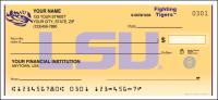 LSU Logo Collegiate Personal Checks - 1 Box - Singles