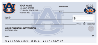 Auburn University Logo Sports Personal Checks - 1 Box - Singles