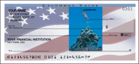 Stars & Stripes Side Tear Personal Checks - 1 Box