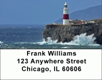 Lighthouses Rocky Coastlines Address Labels Accessories