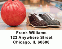 Open Lane Bowling Address Labels Accessories