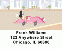 Sophisticated City Girl Address Labels