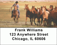 Horse on the Prarie Roundup Address Labels Accessories