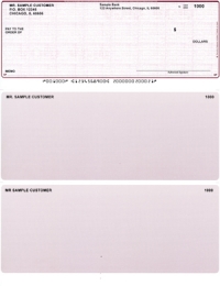 Burgundy Safety Top Style Voucher Computer Checks