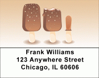 Ice Cream Address Labels Accessories