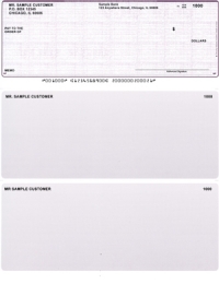 Violet Safety Top Style Voucher Computer Checks