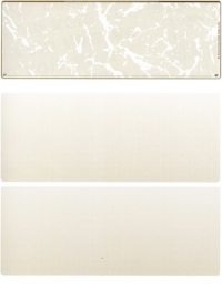 Tan Marble Blank Stock for Computer Voucher Checks Top Style