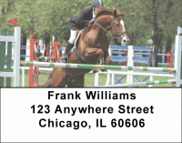 Equestrian Jumping Address Labels Accessories