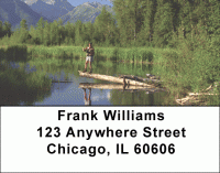 Scenic Fly Fishing Address Labels Accessories