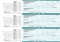 Teal Marble Accounts Payable Business Checks