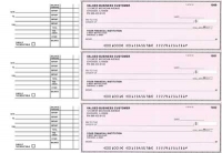 Pink Safety Accounts Payable Business Checks