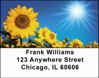 Sunflower Address Labels Accessories