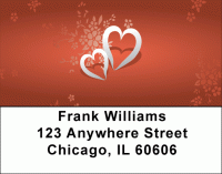 Pair of Hearts Address Labels Accessories
