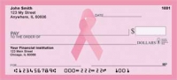 Pink Ribbon Top Tear Personal Checks