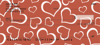 Heart Pattern Personal Checks