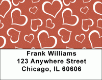 Heart Pattern Address Labels Accessories