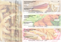 American Cuisine Multi Purpose Designer Business Checks