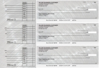 Brushed Metal Accounts Payable Designer Business Checks