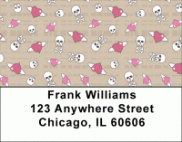 Skulls & Hearts Address Labels Accessories