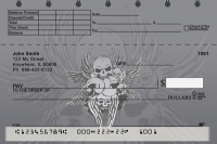 Stylish Skulls Top Stub Personal Checks