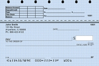 Top Stubs Personal Checks Blue Safety