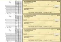 Yellow Safety Multi Purpose Business Checks