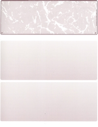 Burgundy Marble Blank Stock for Computer Voucher Checks Top Style