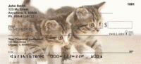 Cute Kittens Top Tear Personal Checks