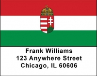 Hungarian Flag Address Labels Accessories