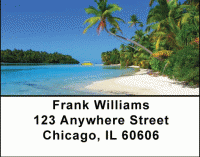 Island Paradise Address Labels Accessories