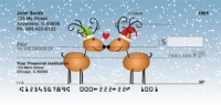 Reindeer Love Personal Checks