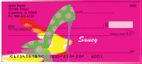 Hot Pink And Saucy Personal Checks