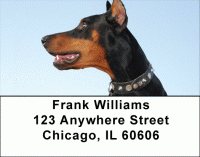 Dobermans Smile Address Labels Accessories