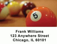 Billiard Address Labels Accessories