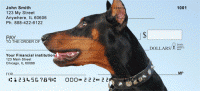 Dobermans Smile Personal Checks