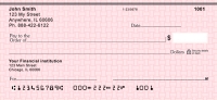 Pink Safety Personal Checks Personal Checks